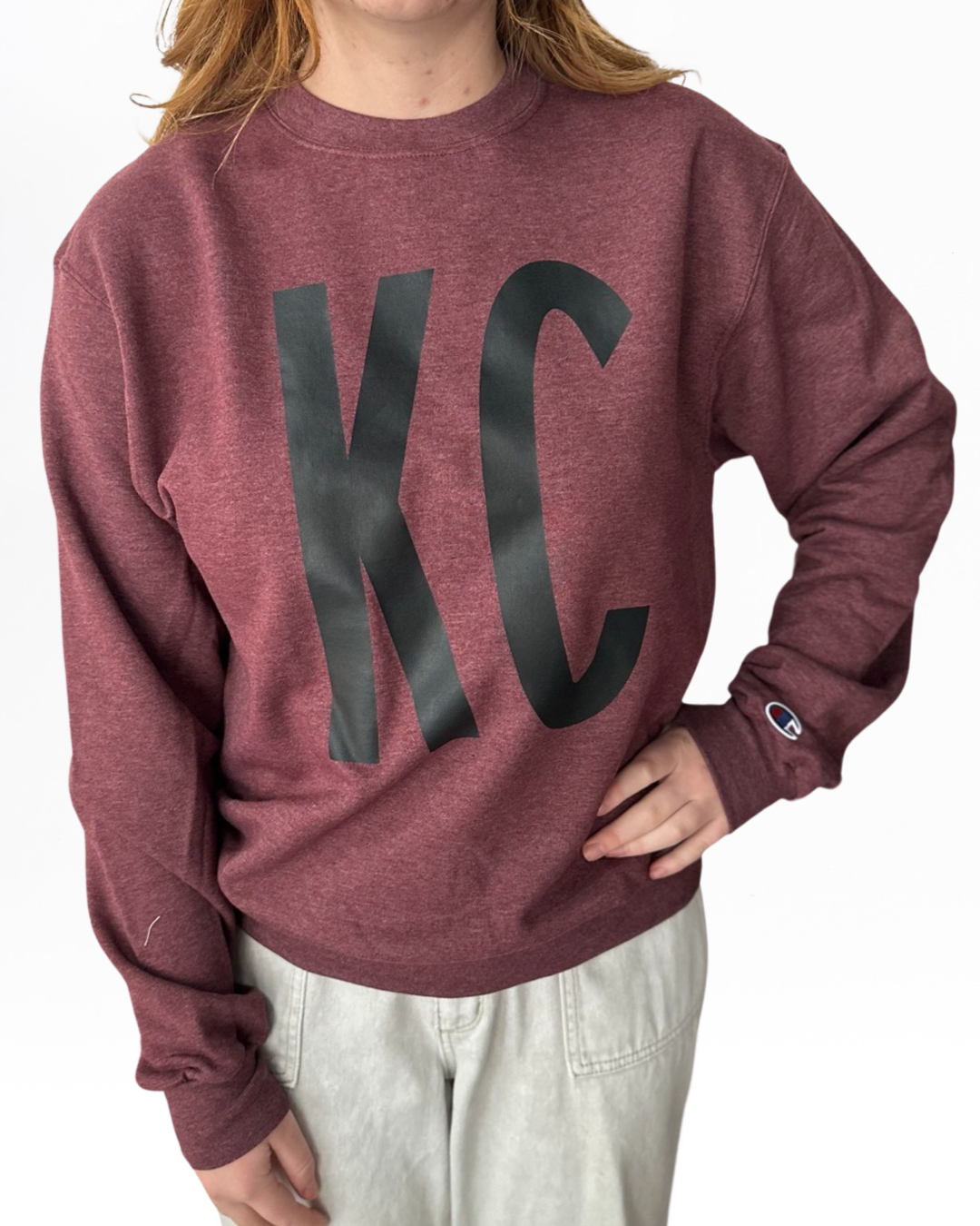 KC Heather Maroon Sweatshirt