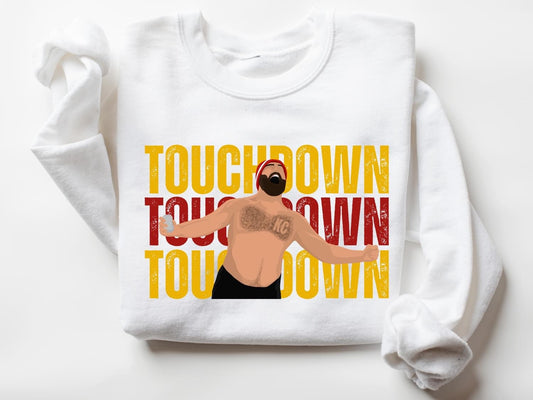 Touchdown KC Shirtless Brother Fan